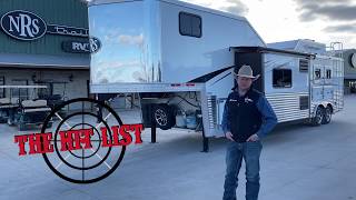 NRS Trailers  2019 Bison 3 Horse Living Quarters Trailer with 59 Tall Bedroom and Slide Out [upl. by Ophelie]