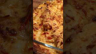 Delicious Creamy Baked Bechamel Chicken Recipe in 30 Minutes 🍗 shorts chickenrecipes [upl. by Ybba]