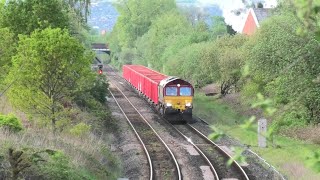 Freight trains at Denton Railway Station [upl. by Shina]