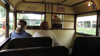 Ride on Bournemouth 1935 trolleybus 202 ALJ 986 [upl. by Leticia]