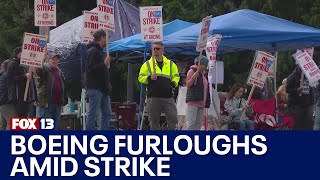 Boeing furloughing workers to save money during strike  FOX 13 Seattle [upl. by Lyndsey17]