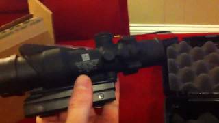 Trijicon ACOG TA31RCOM4CP 4x32 USMC Unboxing AR [upl. by Brill]