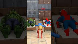 Supergirl is So Fast 🤣 Spiderman And Hulk shorts spiderman gta5 [upl. by Treboh]