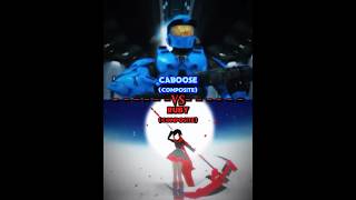 Caboose vs ruby edit vsedit roosterteeth rwby redvsblue [upl. by Haronid]