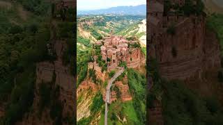 Civita di Bagnoregio is a small town with a thousandyear historypart of Bagnoregio Italy [upl. by Okoyik]