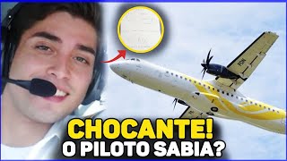 O PILOTO DO AVIÃO QUE CAIU EM VINHEDO SABIA VEJA O BILHETE QUE ELE DEIXOU ANTES DE SUA PARTIDA [upl. by Yendic]