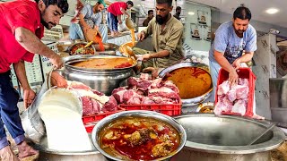 1200 Rs  JAVED DELHI NIHARI  ULTIMATE NALLI MAGHAZ NIHARI KARACHI STREET FOOD [upl. by Dianthe852]