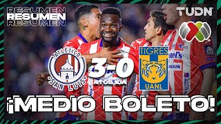 HIGHLIGHTS  Atl San Luis 30 Tigres  Liga MxAP20244tos de FinalIDA  TUDN [upl. by Eniawed]