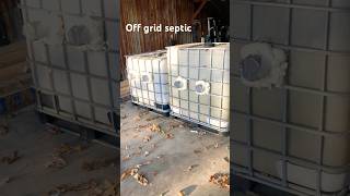 Septic System from Totes offgrid diy shorts [upl. by Ambie]