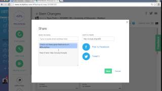 StudyBlue Tutorials  Sharing with Classmates [upl. by Cowles100]