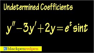 undetermined coefficients diff eq sect4519 [upl. by Aninotna]