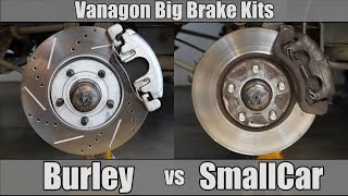 Vanagon Big Brake Kit Comparison  Burley Motorsports vs SmallCar [upl. by Acisseg]