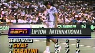 Miami 92 Sabatini vs Graf 34 [upl. by Cann]