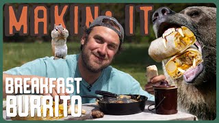 BREAKFAST BURRITO with Sausage amp Cheese  Makin It  Brad Leone [upl. by Enyrehtac]