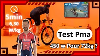 Défi de Puissance  Test PMA sur Zwift  Mon Record [upl. by Sel734]