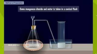 Preparation Of Oxygen Using Hydrogen Peroxide [upl. by Aitnyc]