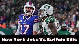 Mike Williams Trip leads to Aaron Rodgers game losing INT  New York Jets Vs Buffalo Bills [upl. by Nnyrat]