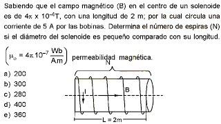 ELECTROMAGNETISMO EJERCICIO RESUELTO [upl. by Toille]