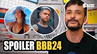 SPOILERS DO BBB 24 FEFITO E ALFACE COMENTAM NOVIDADES E SUPOSTA LISTA  SelfieService [upl. by Onairpic318]