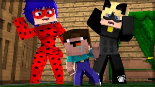 O BEBÊ MALUCO DA LADYBUG E DO CATNOIR no MINECRAFT [upl. by Holtz]