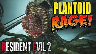 Resident Evil 2 Remake  PLANT ZOMBIE HARD MODE RAGE 10 [upl. by Tepper35]