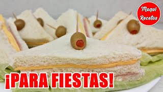 🥪 Bocadillos para Fiestas Fáciles y Económicos 💲 [upl. by Gene]