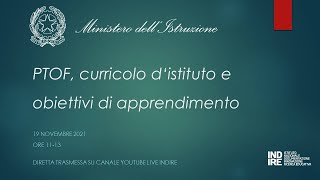 PTOF curricolo d‘istituto e obiettivi di apprendimento [upl. by Quarta]