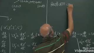 Special Theory Of Relativity By Prof H C Verma  Lecture 4  Part 2  Invariance of Newtons Laws [upl. by Hna]