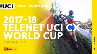 201718 Telenet UCI Cyclocross World Cup  Bogense DEN  Women Elite [upl. by Suchta457]