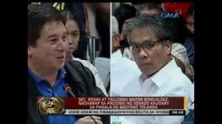 Roxas at Romualdez nagharap sa pagdinig ng Senado kaugnay sa pinsala ng Yolanda [upl. by Bazar]