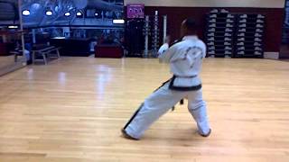 Kwanggae tul ITF pattern 10  by Habtie TKD club debre markos Ethiopia [upl. by Torosian161]