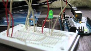 Encendido y apagado de un LED Fotoresistencia y ARDUINO UNO [upl. by Farrand890]