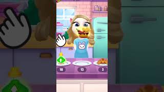 😰😰What happened my Angela 2 mytalkingangel2 angela2 talkingangela myangela2dance funny [upl. by Kcyred]