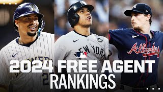 2024 Free Agent Class TIERS  See where Juan Soto Corbin Burnes amp Teoscar Hernández rank [upl. by Blinnie632]