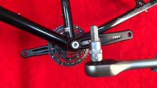 HOW TO REMOVE A TRUVATIV FIREX GXP BICYCLE BIKE CRANK SELF EXTRACTING [upl. by Sukram767]