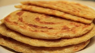 Turkish Flatbread Recipe  Traditional Tahini Butter Flat Bread [upl. by Simpson910]