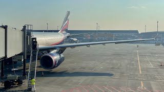 Airbus A330300  Aeroflot  Antalya AYT — Moscow SVO  Landing in Moscow  4K [upl. by Adrienne]