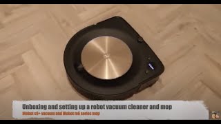 Unboxing  setup iRobot S9  Braava jet m6 mop  part 1 [upl. by Jelene]