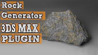 3Ds max Modeling PluginsRock Generator [upl. by Katy]