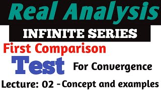 Infinite Series Test for Convergence Comparison Test CSIR NET  IIT JAM  BSc Maths  csirnetmath [upl. by Lemuelah]