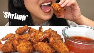 ASMR PANKO BREADED SHRIMP  Eating Sounds  Dipped in Sweet Chili Sauce  ASMR Phan [upl. by Ebarta]