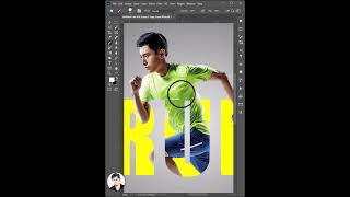 Photoshop Text Effect in PS 2024 photoshoptutorial photoshop tutorial [upl. by Florina]