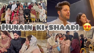 Hunain ki barat 😍  whole family first time in vlog🤪  cousin ki shaadi [upl. by Nannaihr654]