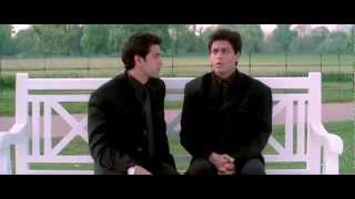 K3G Shahrukh amp Hrithik bench scene HQ 720p [upl. by Suoirred357]