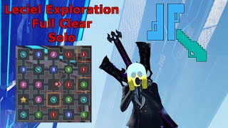 PSO2NGS Leciel Exploration Level 85 Solo FULL CLEAR GuSl [upl. by Kyla]