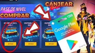 COMO COMPRAR EL PASE DE NIVEL POR PRIMERA VEZ EN FREE FIRE •TUTORIAL ACTUALIZADO 2024😱 [upl. by Marka]