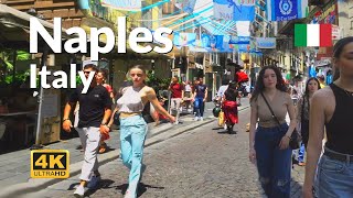 Naples Italy 4K Walking Tour 🇮🇹 [upl. by Normy614]