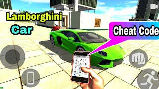 Indian Bike Driving 3D Lamborghini Car Cheat Code In Hindi shiva gaming [upl. by Rialcnis868]