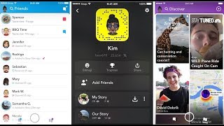 USING THE NEW 2018 SNAPCHAT UPDATE Redesigned Good or Bad [upl. by Hyrup]