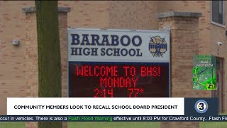 Baraboo group pushes to remove school board president [upl. by Norraa]